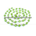 Vente en gros de pierres précieuses en argent sterling Peridot en perles, en gros, bijoux en gemme Fabricant